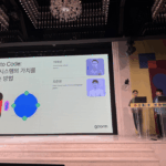 발표를 진행하는 구름 이태성 CDO와 Vapor Squad 리더 최준영